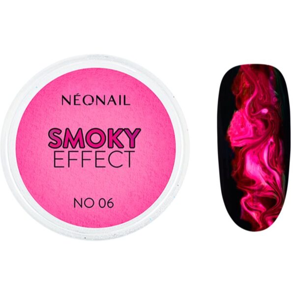NEONAIL Effect Smoky pudră colorată pentru unghii culoare No. 06 Fuchsia 2 g-ro