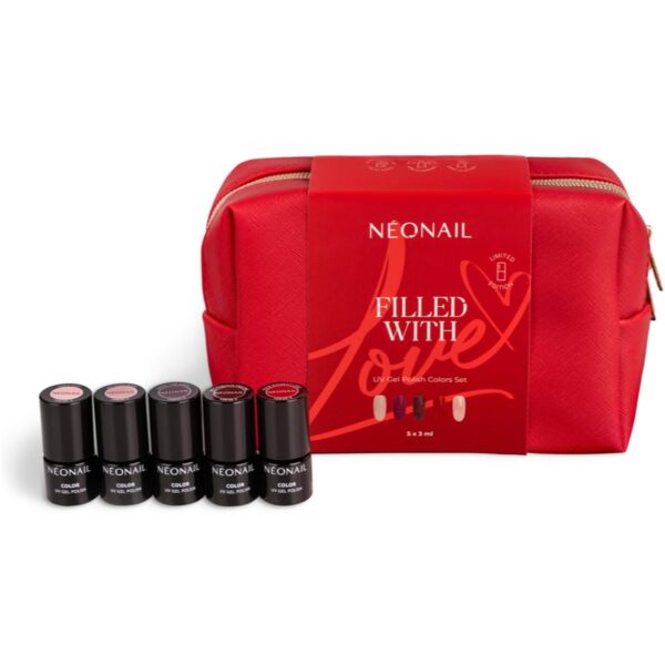 NEONAIL Filled With Love set de lacuri de unghii cu utilizarea lămpii UV/LED-ro