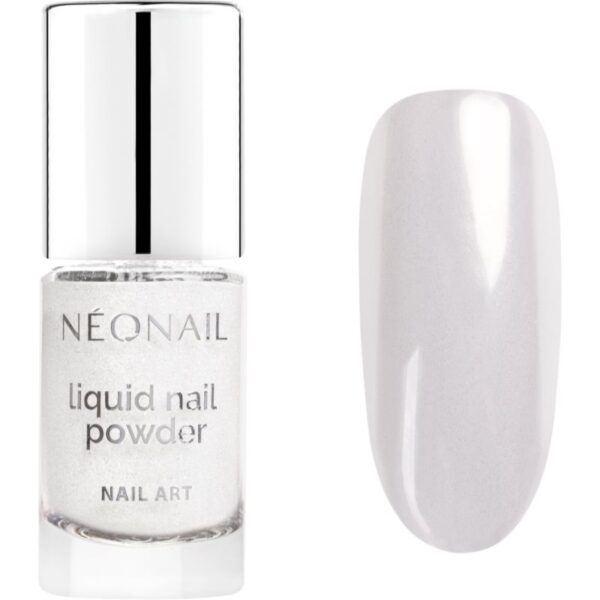 NEONAIL Nail Art Liquid Nail Powder pudra cu particule stralucitoare pentru unghii culoare Chrome 01 6.5 ml-Țena