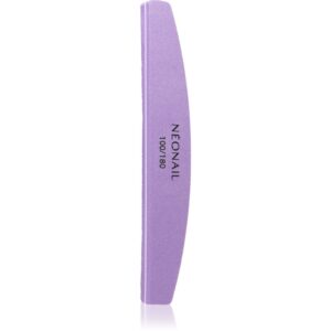 NEONAIL Nail Buffer Curved pila de luciu tip 100/180 Violet 1 buc-ro