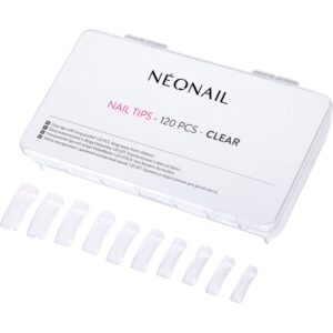 NEONAIL Nail Tips unghii artificiale tip Clear 120 buc-ro
