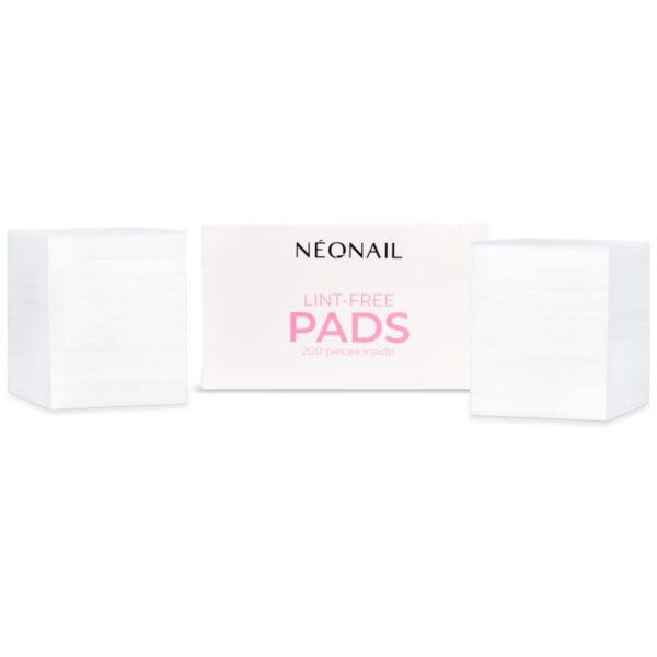 NEONAIL Pads Lint-Free dischete demachiante pentru unghii 200 buc-Țena