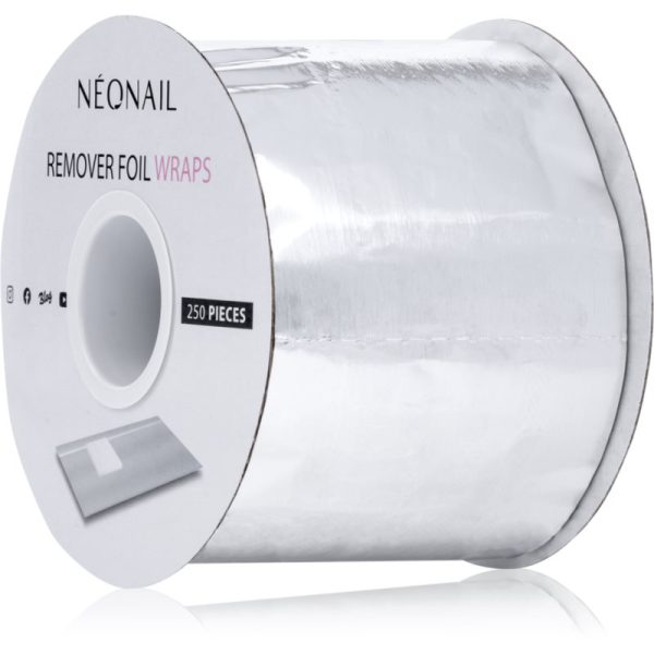NEONAIL Remover Foil Wraps dizolvant pentru lacul de unghii 250 buc-ro