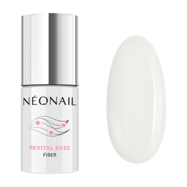 NEONAIL Revital Base Fiber gel de bază pentru modelarea unghiilor culoare Milky Cloud 7