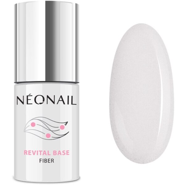 NEONAIL Revital Base Fiber gel de bază pentru modelarea unghiilor culoare Shiny Queen 7