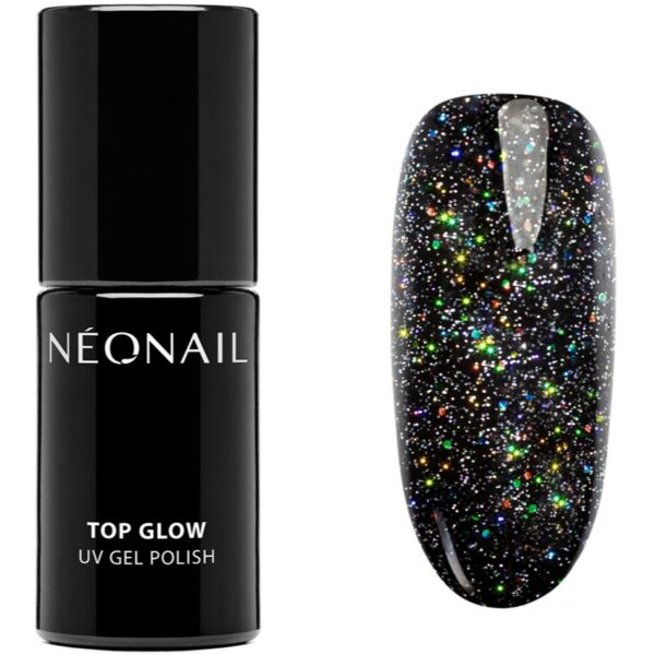 NEONAIL Top Glow lac gel de unghii pentru acoperirea superioară culoare Multicolor Holo 7.2 ml-ro