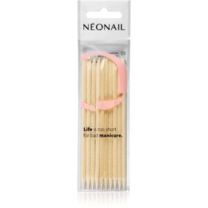 NEONAIL Wooden Sticks cuticule din lemn de presa 10 buc-Țena