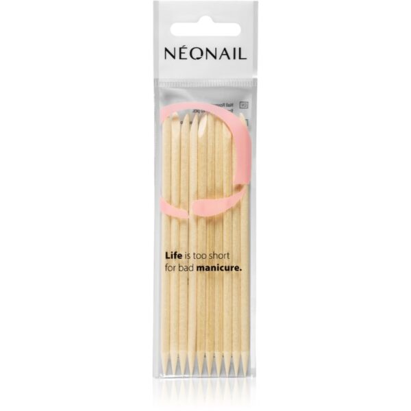 NEONAIL Wooden Sticks cuticule din lemn de presa 10 buc-Țena