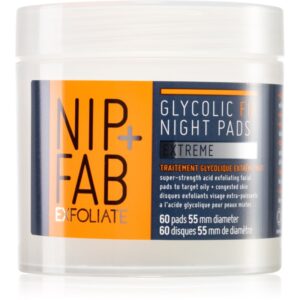 NIP+FAB Glycolic Fix Extreme dischete demachiante pentru noapte 60 buc-Țena