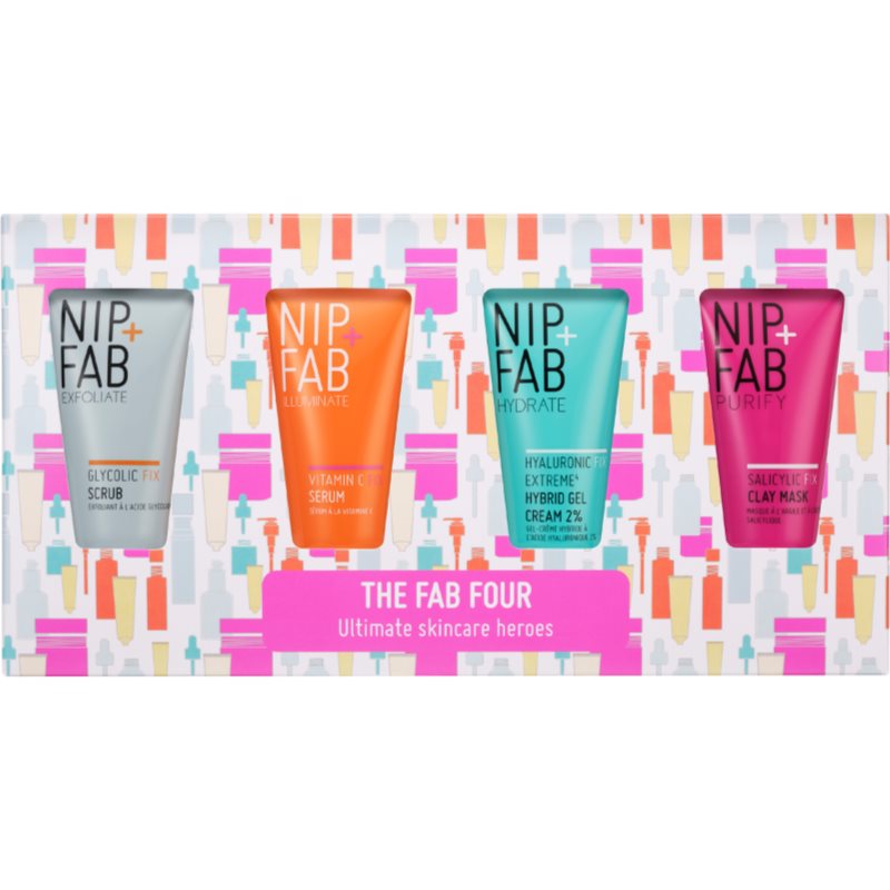 NIP+FAB The Fab Four Best Sellers Mix set pentru îngrijirea tenului-ro