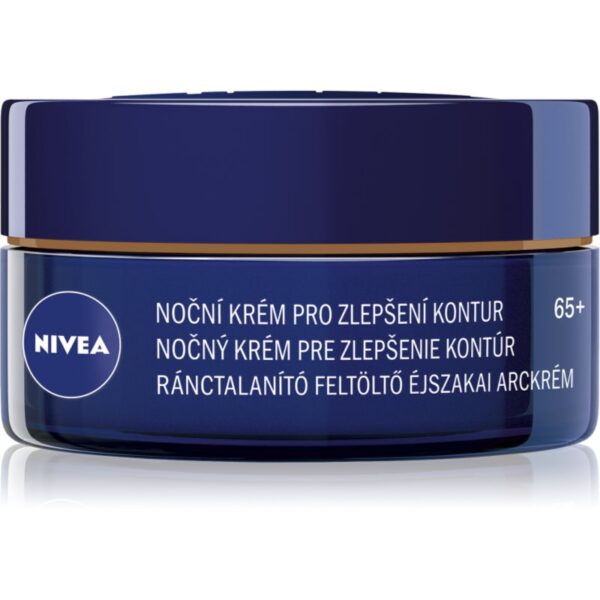 NIVEA Anti-Wrinkle Contouring Crema de noapte ce ofera fermitate si lifting pentru finisarea contururilor 65+ 50 ml-ro