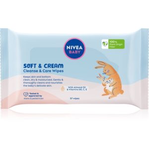 NIVEA BABY Soft & Cream servetele pentru curatare 57 buc-ro