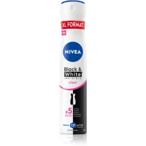 NIVEA Black & White Invisible Clear spray anti-perspirant pentru femei 200 ml-ro
