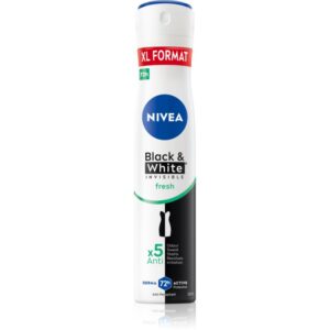 NIVEA Black & White Invisible Fresh + Antibacterial spray anti-perspirant pentru femei 200 ml-ro