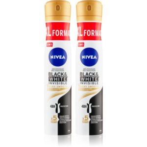 NIVEA Black & White Invisible Silky Smooth spray anti-perspirant ambalaj economic-ro