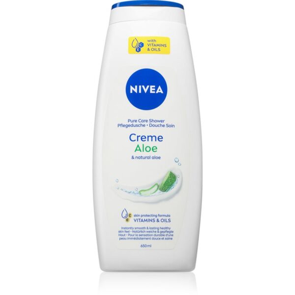NIVEA Creme Aloe gel calmant pentru dus 650 ml-Țena