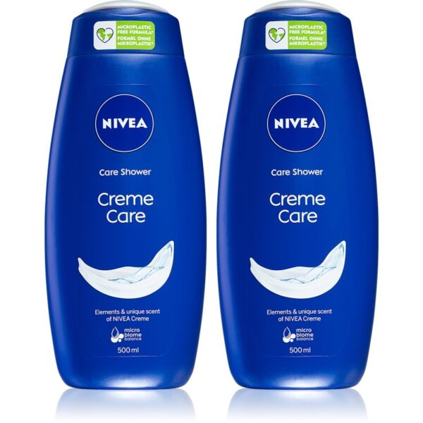 NIVEA Creme Care gel cremos pentru dus ambalaj economic 2 x 500 ml-Țena