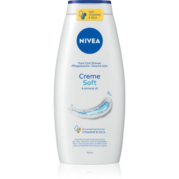 NIVEA Creme Soft gel calmant pentru dus 750 ml-ro