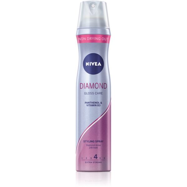 NIVEA Diamond Gloss fixativ 250 ml-ro