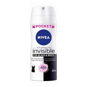 NIVEA Invisible Black & White Clear antiperspirant Spray pentru femei 100 ml-Țena