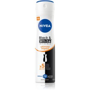 NIVEA Invisible Black & White Ultimate Impact spray anti-perspirant pentru femei 150 ml-Țena
