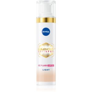 NIVEA Luminous 630 Anti Spot crema CC iluminatoare SPF 30 culoare Light 40 ml-Țena