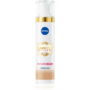 NIVEA Luminous 630 Anti Spot crema CC iluminatoare SPF 30 culoare Medium 40 ml-Țena