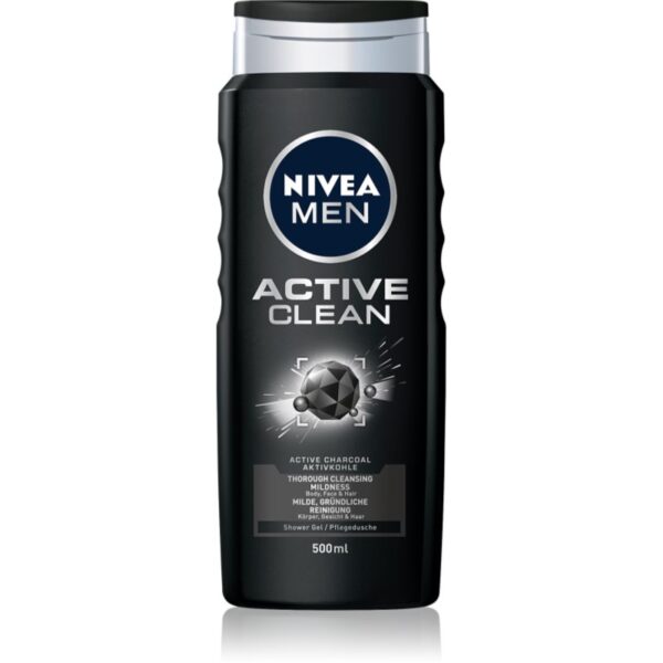 NIVEA MEN Active Clean gel de duș pentru barbati 500 ml-ro
