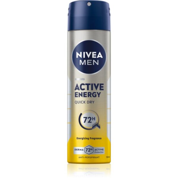 NIVEA MEN Active Energy spray anti-perspirant pentru barbati 150 ml-ro