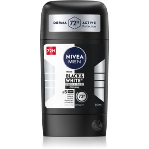 NIVEA MEN Black & White Invisible Original antiperspirant puternic pentru barbati 50 ml-ro