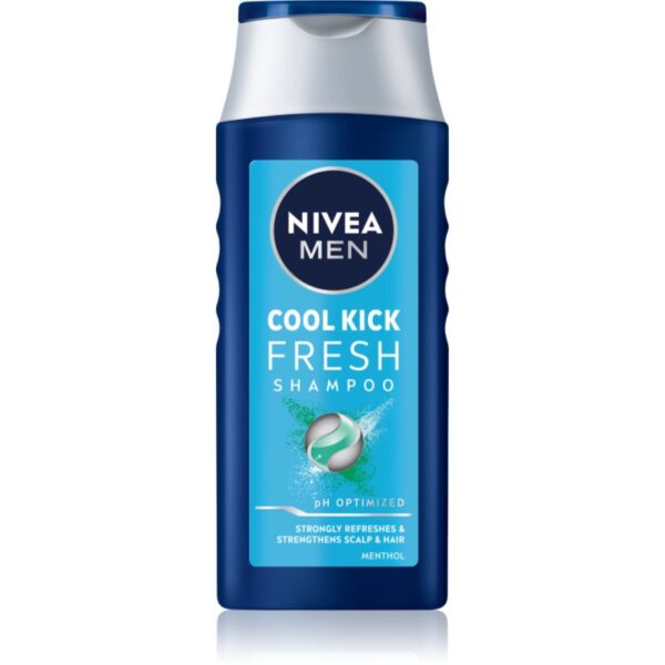 NIVEA MEN Cool șampon pentru par normal spre gras pentru bărbați 250 ml-Țena