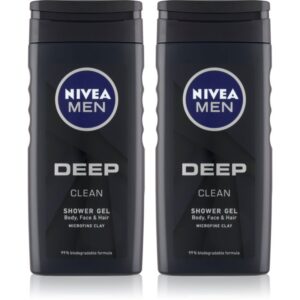 NIVEA MEN Deep Gel de duș pentru bărbați ambalaj economic-ro