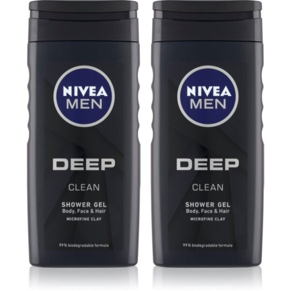 NIVEA MEN Deep Gel de duș pentru bărbați ambalaj economic-ro