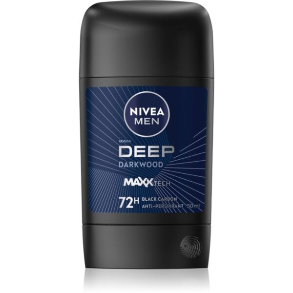NIVEA MEN Deep antiperspirant puternic pentru barbati Black Carbon Dark Wood 50 ml-Țena