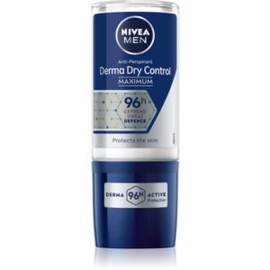 NIVEA MEN Derma Dry Control deodorant roll-on antiperspirant pentru barbati 50 ml-ro