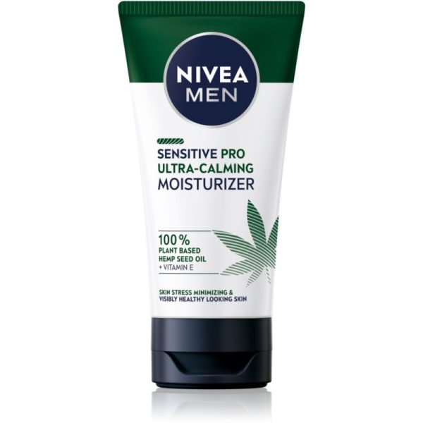 NIVEA MEN Sensitive Hemp crema de fata calmanta cu ulei de canepa pentru bărbați 75 ml-Țena