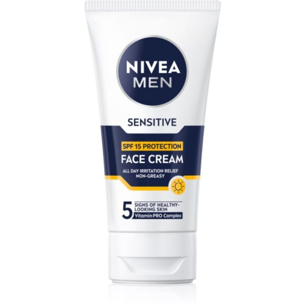 NIVEA MEN Sensitive cremă protectoare pentru barbati SPF 15 75 ml-Țena