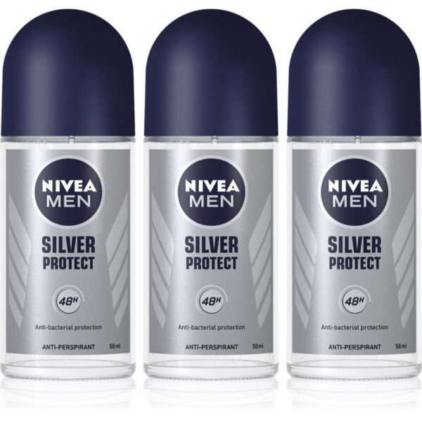 NIVEA MEN Silver Protect antiperspirant roll-on 48 de ore-ro