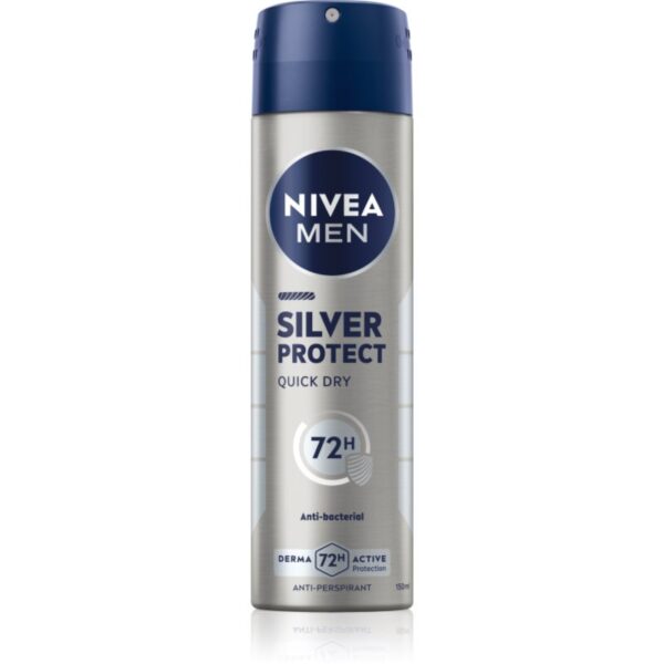 NIVEA MEN Silver Protect spray anti-perspirant 72 ore 150 ml-Țena