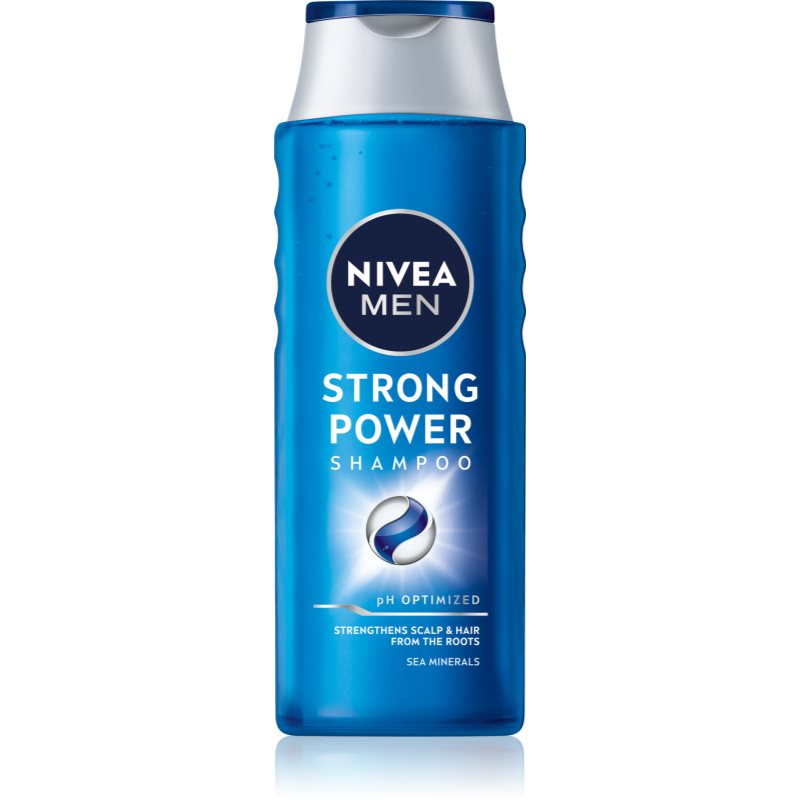 NIVEA MEN Strong Power sampon fortifiant pentru bărbați 400 ml-ro