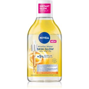 NIVEA Micellar Skin Glow apa pentru curatare cu particule micele pentru o piele mai luminoasa 400 ml-ro