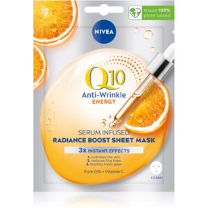 NIVEA Q10 Energy mască textilă cu efect antirid 1 buc-ro