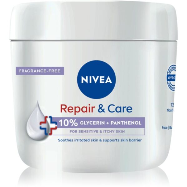 NIVEA Repair & Care Sensitive crema regeneratoare si hranitoare pentru piele uscata si sensibila 400 ml-Țena