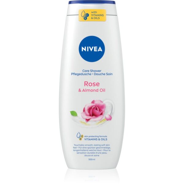 NIVEA Rose & Almond Oil gel de duș 500 ml-ro