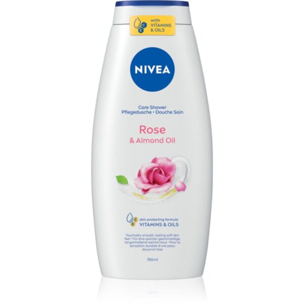 NIVEA Rose & Almond Oil gel de duș 750 ml-ro