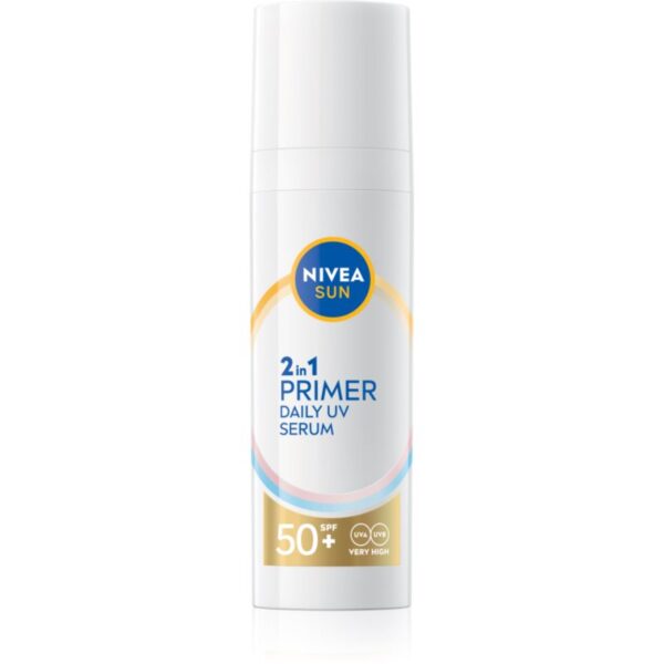 NIVEA SUN Daily UV Serum baza pentru machiaj 2 in 1 SPF 50+ 30 ml-Țena