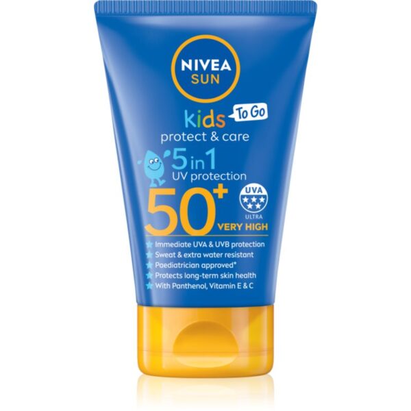 NIVEA SUN Kids lapte de soare pentru copii 5 in 1 SPF 50+ 50 ml-Țena