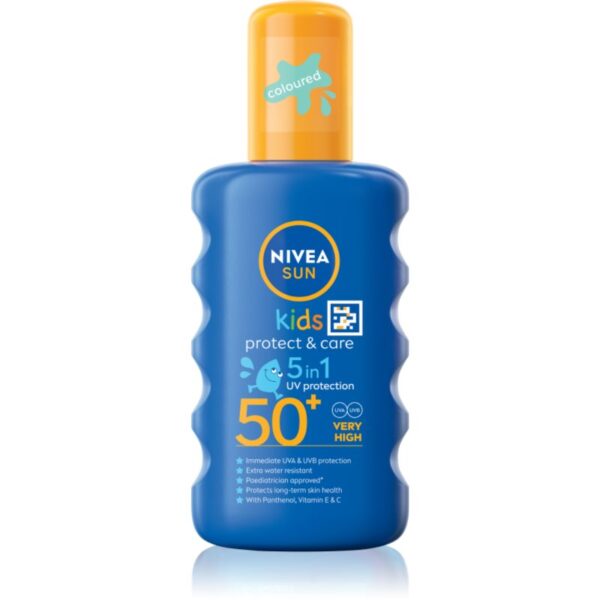 NIVEA SUN Kids spray colorat pentru copii pentru bronzat SPF 50+ 200 ml-ro