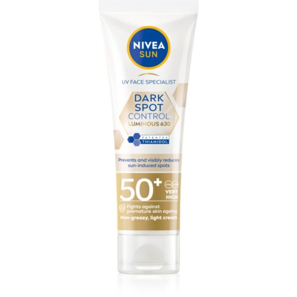NIVEA SUN Luminous 630 lotiune tonica impotriva petelor SPF 50+ 40 ml-Țena