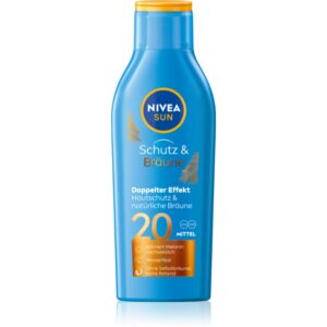 NIVEA SUN Protect & Bronze lotiune de protectie solara intensiva SPF 20 200 ml-ro